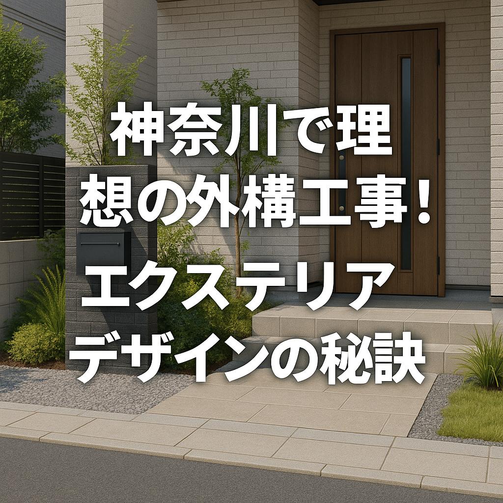 神奈川で理想の外構工事!エクステリアデザインの秘訣