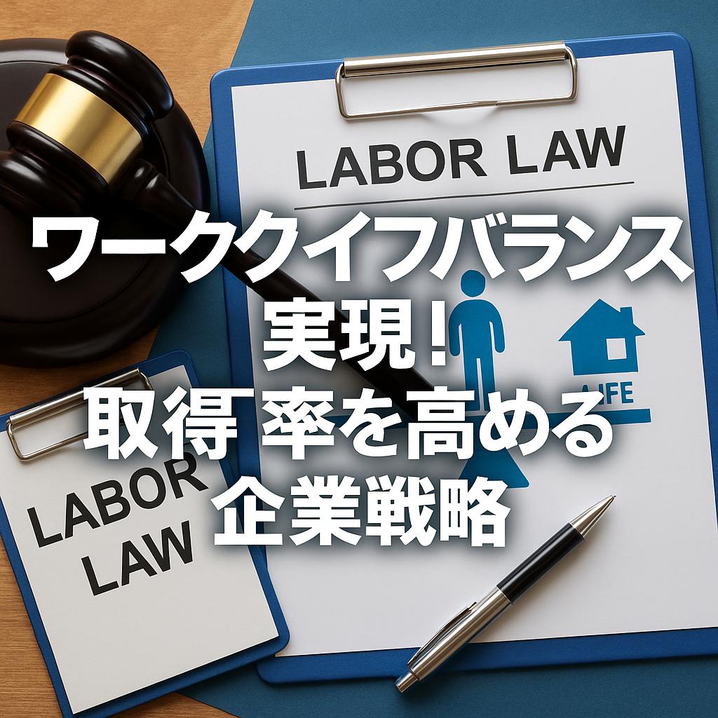 ワークライフバランス実現!取得率を高める企業戦略