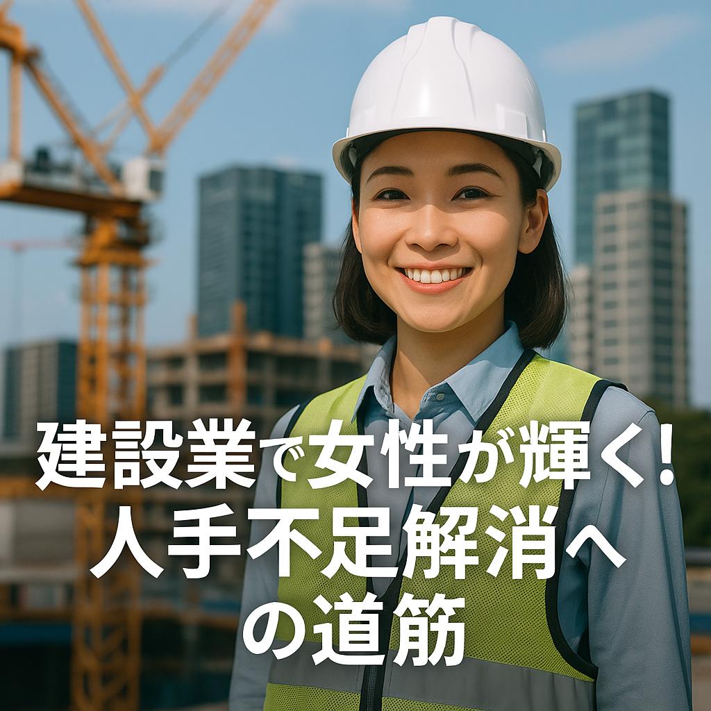 建設業で女性が輝く!人手不足解消への道筋