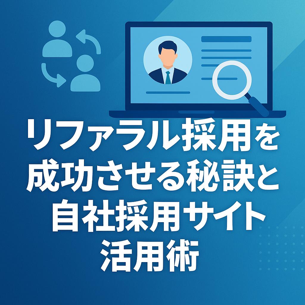リファラル採用を成功させる秘訣と自社採用サイト活用術