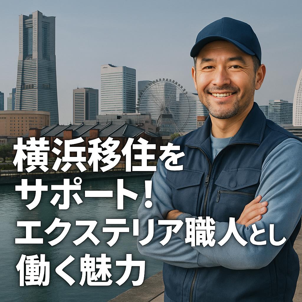 横浜移住をサポート!エクステリア職人として働く魅力