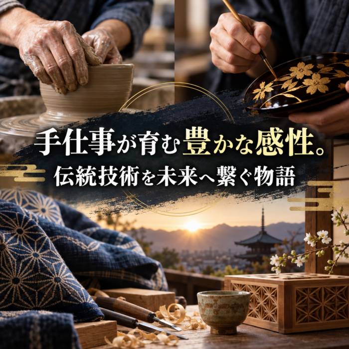 手仕事が育む豊かな感性。伝統技術を未来へ繋ぐ物語